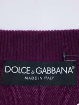 DOLCE&GABBANA◆カシミアVネックニット/Italy/セーター(薄手)/48/カシミア/PUP/G6373K_画像3