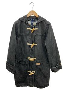 DENIM&Co./ダッフルコート/L/コットン/BLK