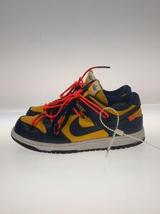 NIKE◆NIKE DUNK LOW LTHR/OW/28cm/YLW/レザー