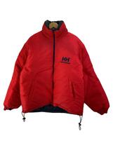 HELLY HANSEN◆ダウンジャケット/-/ナイロン/RED_画像1