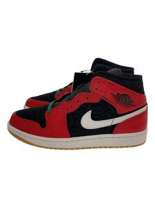 NIKE◆AIR JORDAN 1 MID_エアジョーダン 1 ミッド/27cm/RED