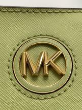 MICHAEL KORS◆トートバッグ/レザー/GRN/無地/35S2GNMT3L_画像5