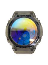 CASIO◆クォーツ腕時計/デジアナ/CLR/GA-2100SRS_画像1