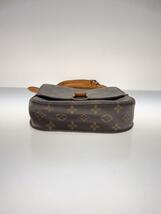 LOUIS VUITTON◆サンクルーPM_モノグラム・キャンバス_BRW/PVC/BRW_画像4