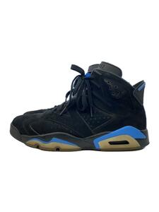 NIKE◆AIR JORDAN 6 RETRO/エアジョーダンレトロ/ブラック/384664-006/28cm/BLK