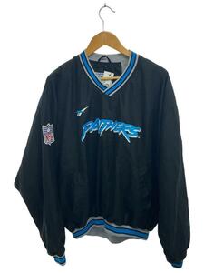 Reebok◆90-00s/NFL Carolina Panthers/プルオーバージャケット/L/BLK