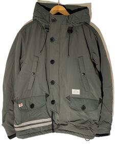 Schott◆PUFFER BLOUSON/ナイロンジャケット/M/ナイロン/GRY/3112082