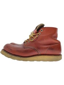 RED WING◆ブーツ/US7.5/BRW/レザー/8166