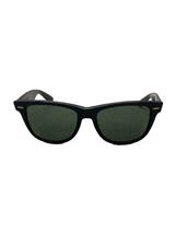 Ray-Ban◆B&L/USA製/WAYFARER2サングラス/ウェリントン/プラスチック/BLK/GRN/メンズ/箱無し_画像1