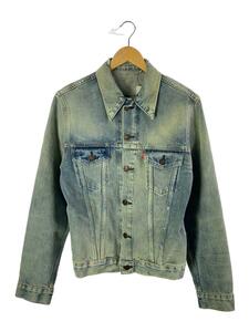 Levi’s Vintage Clothing◆67年復刻/トルコ製/BIGE/3rd/Gジャン/S/コットン/IDG/無地