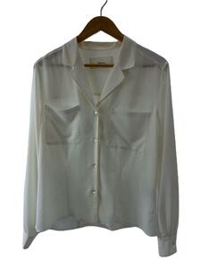 TODAYFUL◆長袖シャツ/FREE/ポリエステル/BEG/無地/襟汚れ/Georgette Rough Shirt