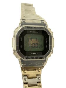 CASIO◆40th Anniversary CLEAR/クォーツ腕時計/デジタル/クリア/クリア/DWE-564