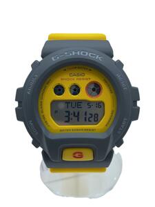 CASIO◆G-SHOCK/クォーツ腕時計/デジタル/ラバー/YLW/YLW/SS/GMD-S6900Y-9DR