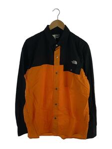 THE NORTH FACE◆L/S NUPTSE SHIRT_ロングスリーブヌプシシャツ/XL/ナイロン/ORN