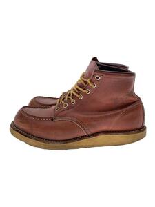 RED WING◆レースアップブーツ/UK8/BRW/レザー