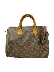 LOUIS VUITTON◆1)スピーディ30_モノグラム・キャンバス_BRW/PVC/BRW