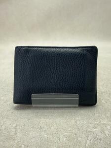 GUCCI◆2つ折り財布/レザー/NVY/無地/メンズ/292534・0416