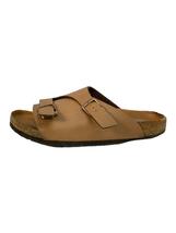 BIRKENSTOCK◆サンダル/41/BRW/レザー/1016915_画像1