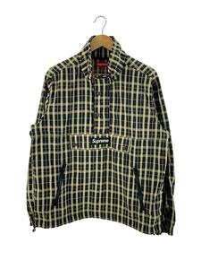 Supreme◆18AW/Nylon Plaid Pullover/ジャケット/M/ナイロン/BEG/チェック