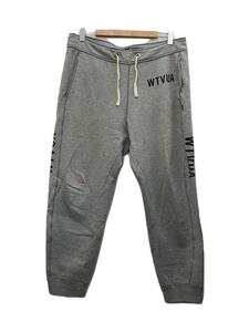 WTAPS◆ストレートパンツ/2/コットン/GRY/無地/131HNDT-CSM05