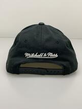 mitchell&ness◆キャップ/FREE/ポリエステル/BLK/メンズ_画像3