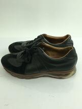 Tomo & Co◆ローカットスニーカー/27cm/BLK/レザー/TM-SHOES-0011_画像1