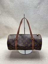 LOUIS VUITTON◆1)パピヨン30_モノグラム・キャンバス_BRW/PVC/BRW_画像3