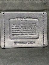 COACH◆ショルダー金具欠品/ブリーフケース/レザー/BLK/無地/F72979_画像5