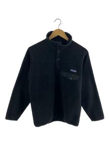 patagonia◆シンチラスナップＴ/フリースジャケット/XS/ポリエステル/ブラック/25450F7