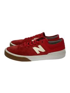 NEW BALANCE◆ローカットスニーカー/28cm/RED/スウェード/NM379LST