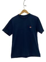 DANTON◆Tシャツ/38/コットン/ネイビー/18A-HS-001_画像1