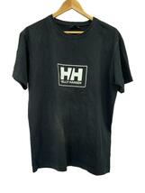 HELLY HANSEN◆Tシャツ/XL/コットン/BLK/プリント_画像1