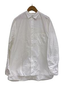 yohji yamamoto POUR HOMME◆長袖シャツ/4/コットン/WHT/HD-B01-001/1135