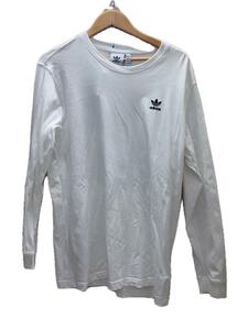 adidas◆長袖Tシャツ/O/コットン/WHT/HC7111