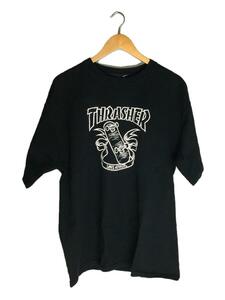 THRASHER◆Tシャツ/XL/コットン/BLK//