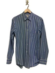 COMME des GARCONS SHIRT◆20AW/FOREVER/Stripe Shirts/長袖シャツ/M/ブルー/ストライプ//