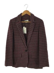 ISABEL MARANT ETOILE* tailored jacket /34/ wool /PNK/ check /VE0439-21A010E