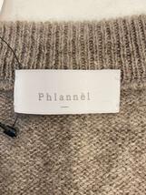 phlannel◆Wool Yak V-neck Knit/セーター(厚手)/4/ウール/GRY/BBZ2022305A0004//_画像3