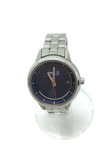 agnes b.* solar wristwatch / analogue /BLU/V137-0CP0//