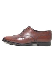 CROCKETT&JONES◆TUNBRIDGE/ブラインドフルブローグ/ドレスシューズ/US7.5/BRW/レザー/X49654//