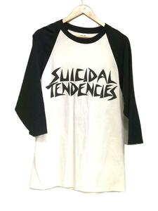 長袖Tシャツ/L/コットン/ホワイト/SUICIDAL TENDENCIES/ラグラン//