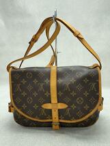 LOUIS VUITTON◆M42256/ソミュール30_モノグラム・キャンバス_BRW/PVC/BRW/ショルダーバッグ/LV//_画像3