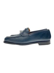 CROCKETT&JONES◆ローファー/UK6.5/NVY/レザー/ANTON2/踵部擦れ//