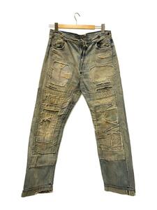 Levi’s◆ボトム/34/コットン/IDG/無地/Homer Campbell 501 Jeans/ホーマーキャンベル//