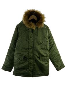 ALPHA INDUSTRIES◆N-3B/ミリタリージャケット/M/ナイロン/KHK/20094-403