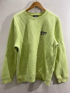 STUSSY◆スウェット/M/コットン/GRN