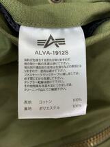 ALPHA INDUSTRIES◆ジャケット/L/コットン/KHK/無地/alva-1912s_画像4