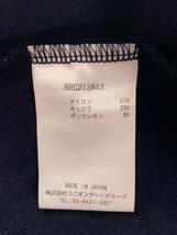 BRIEFING◆長袖Tシャツ/S/ナイロン/NVY/無地_画像4