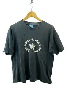 FRUIT OF THE LOOM◆90s/青タグ/THE JESUS&MARY CHAIN/Tシャツ/L/コットン/BLK/フェード