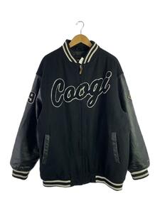 COOGI◆スタジャン/XXL/ウール/BLK